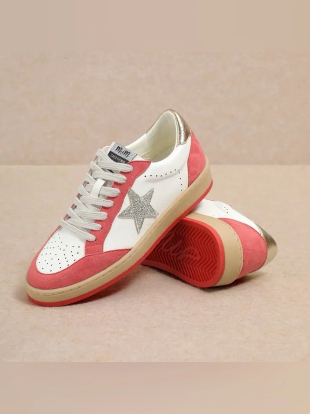 New! (No box)  Mi.iM Avery Glitter Star Sneakers (multiple sizes)